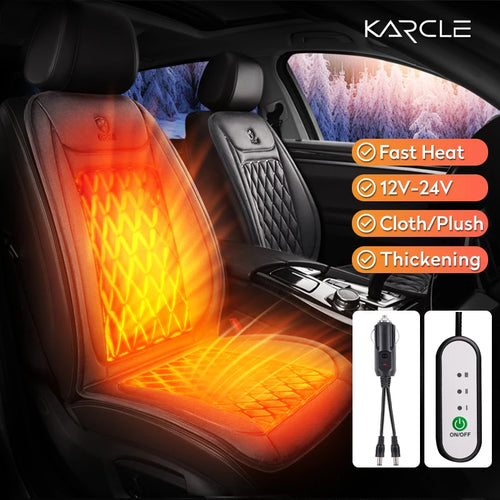 Coussin de siège auto chauffant 12 V