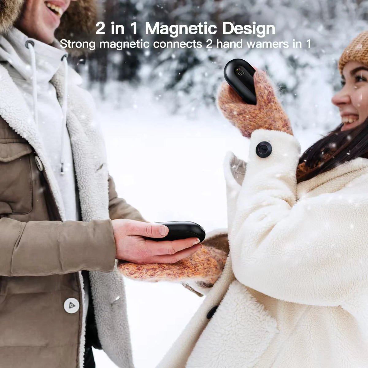 Chauffe-mains rechargeable USB-C